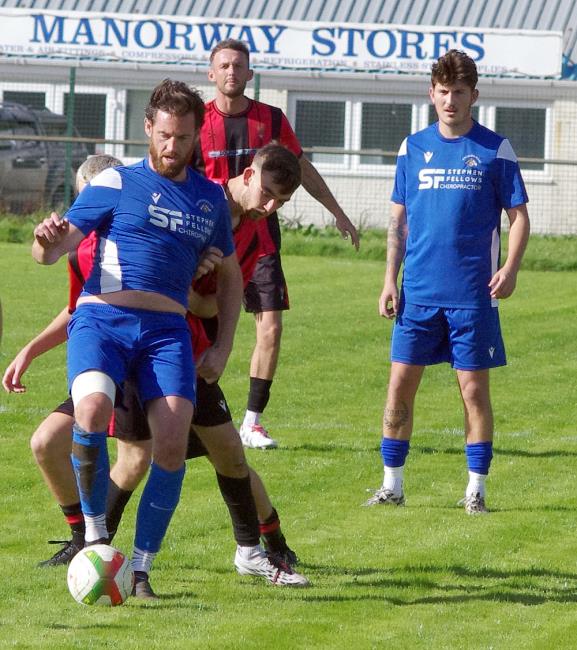 Aaron Bacigalupo  gave The Wizards the lead as the striker scored from the spot